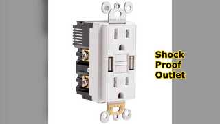 Безопасная розетка GFCI USB защищает вас