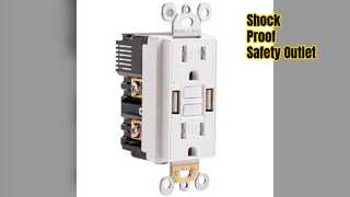 Безопасная розетка GFCI A Безопасность USB