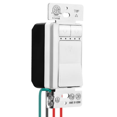 Single Pole Rocker Paddle Switch Energy Saving Dimmer Fan Speed Regulator