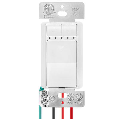 Single Pole Rocker Paddle Switch Energy Saving Dimmer Fan Speed Regulator