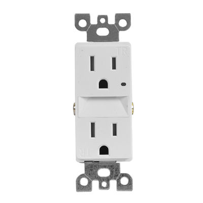 Warm White Night Light Socket Plug In 15A 125V AC 60Hz