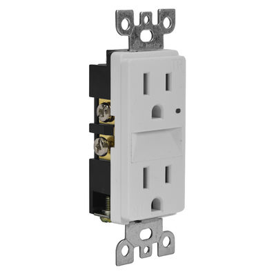 Warm White Night Light Socket Plug In 15A 125V AC 60Hz